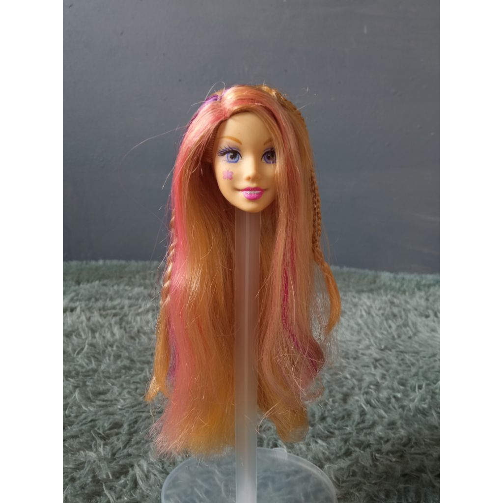 kepala barbie mattel movie Fairytopia Glowing Crystal Fairy preloved / bekas mainan berbi + admin