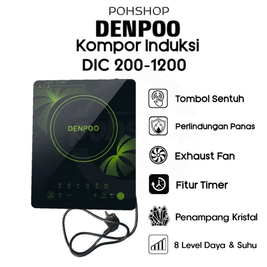 Denpoo Kompor Induksi DIC 200-1200