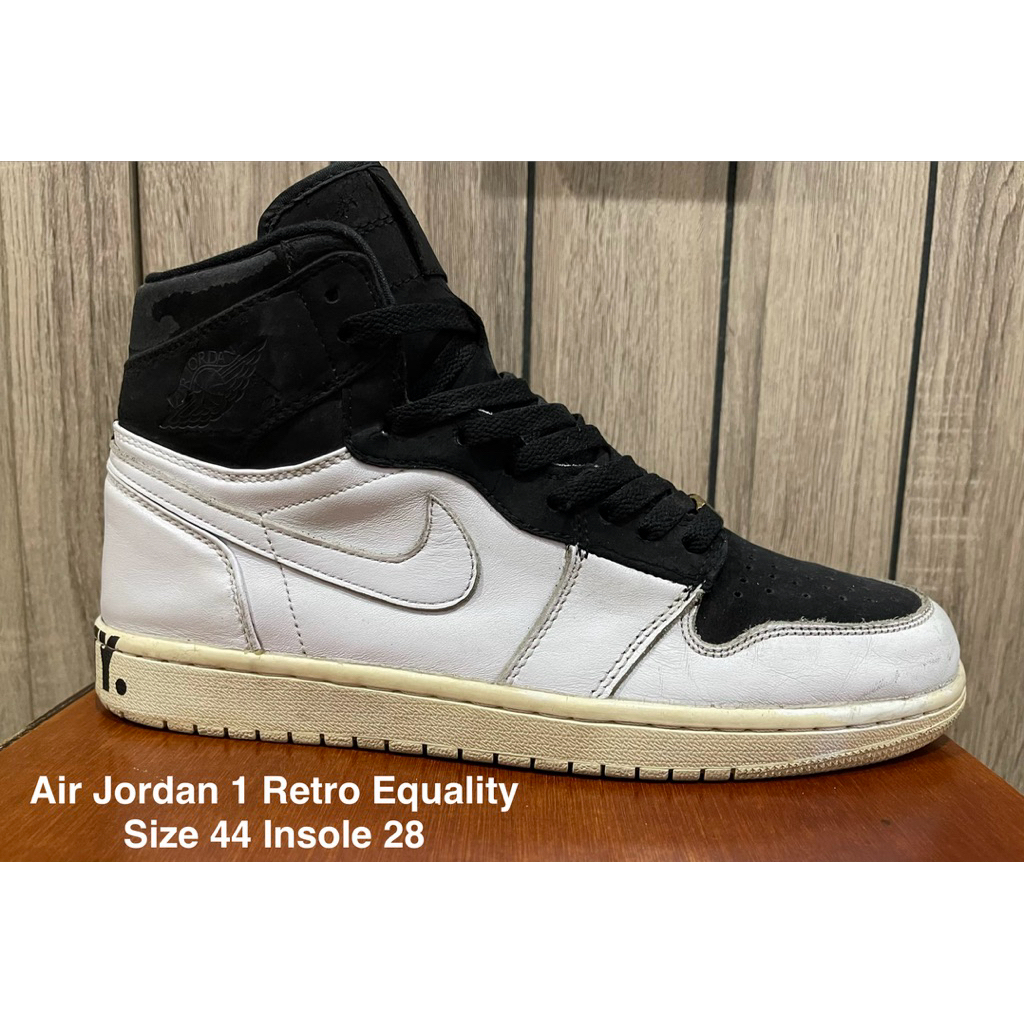 AIR JORDAN 1 EQUALITY AUTHENTIC SZ 44