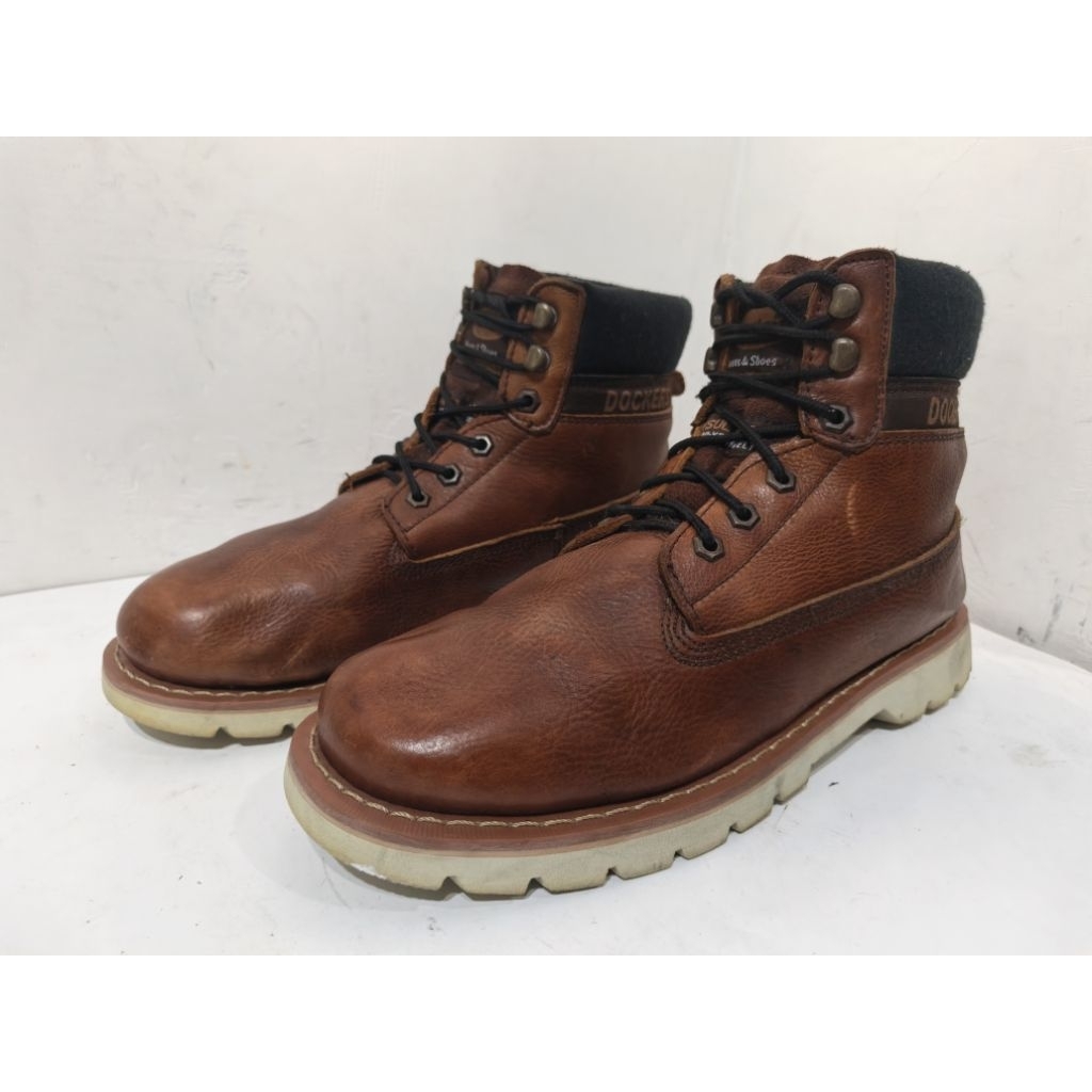 Sepatu Boots Kulit Dockers, Size 43