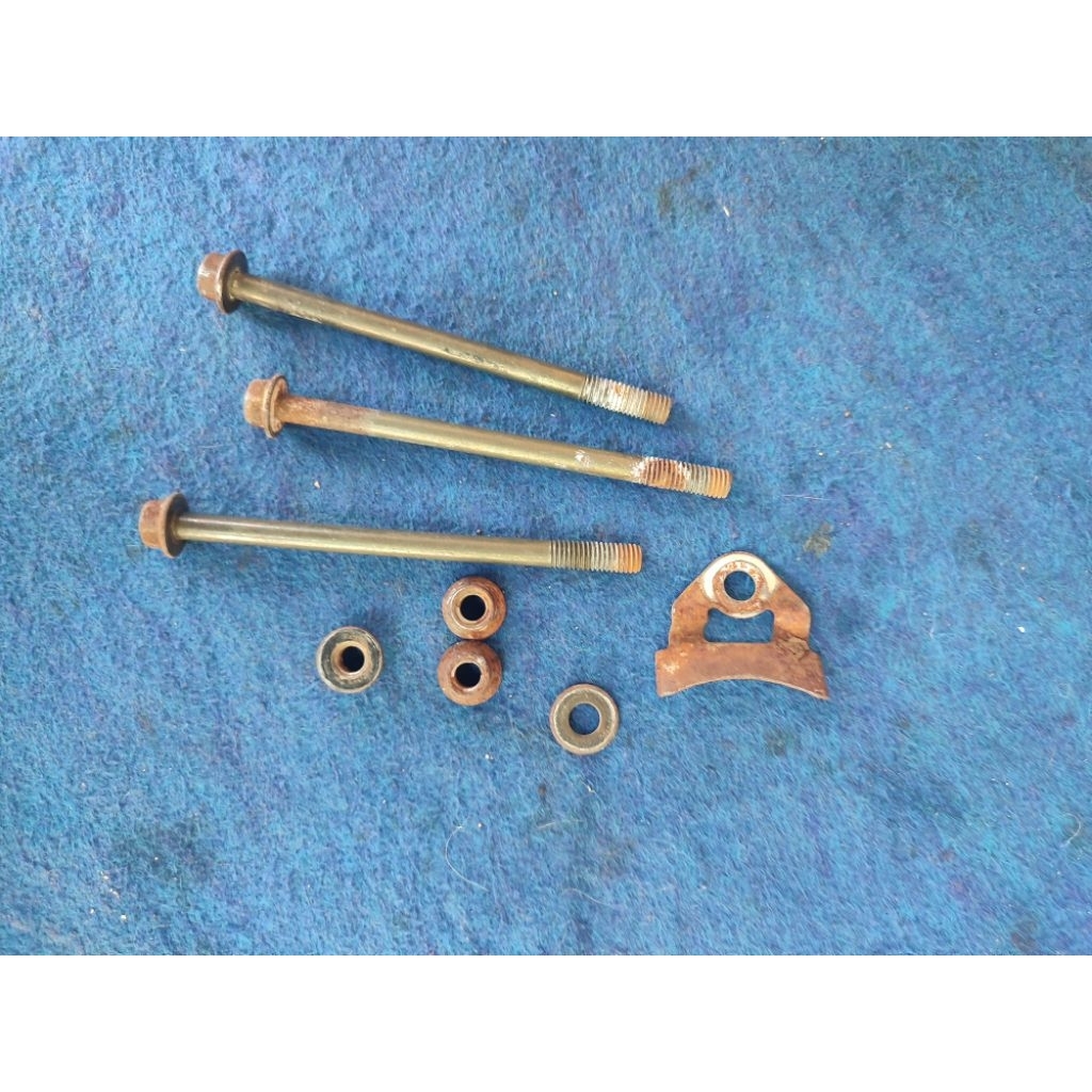 baut mesin ke rangka Jupiter z Jupiter old Vega r Vega lama ori