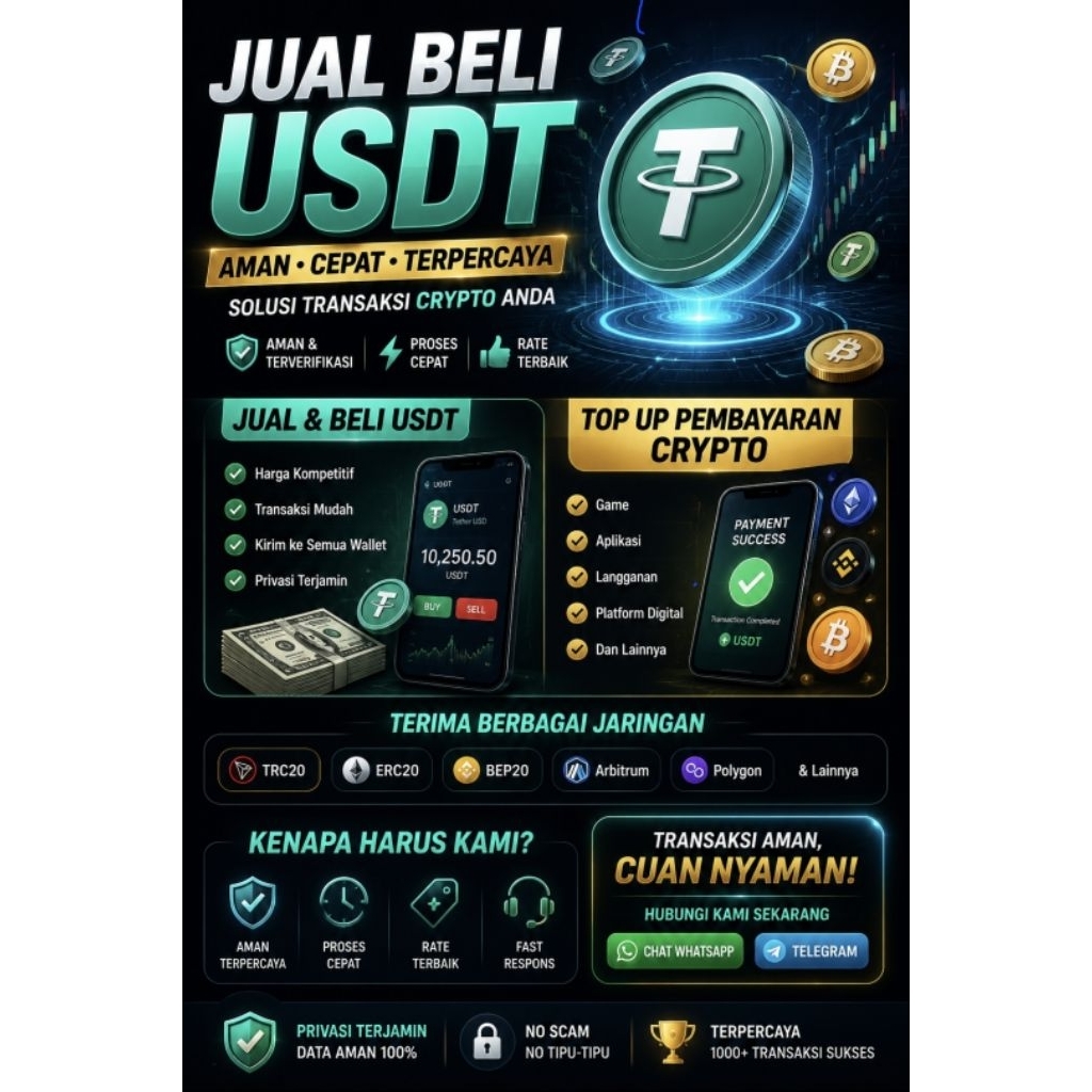 Eceran usdt bisa beli dibawah 1usdt