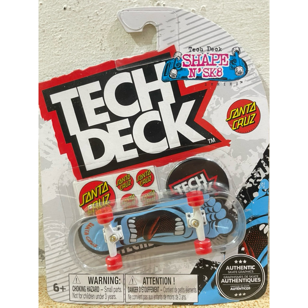 Tech Deck Santa Cruz Fingerboard One Step Foot