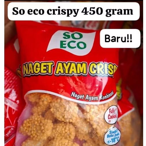 Nugget So Eco Crispy 450gr Nugget 450gt Eco Crumbs