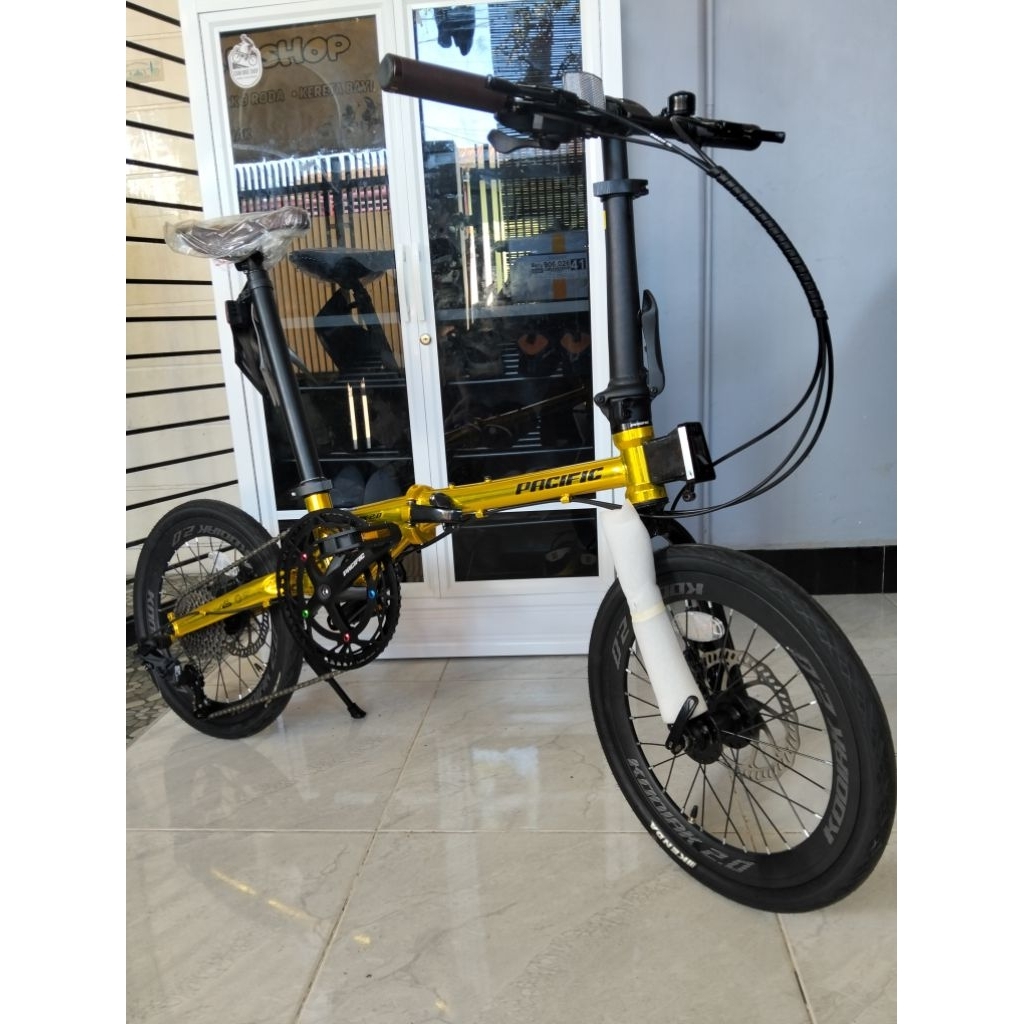SEPEDA LIPAT PACIFIC KODIAK 2.0 UKURAN 16 INCHI 9 SPEED UMUR 8 TAHUN - DEWASA / SEPEDA LIPAT 16 SEPE