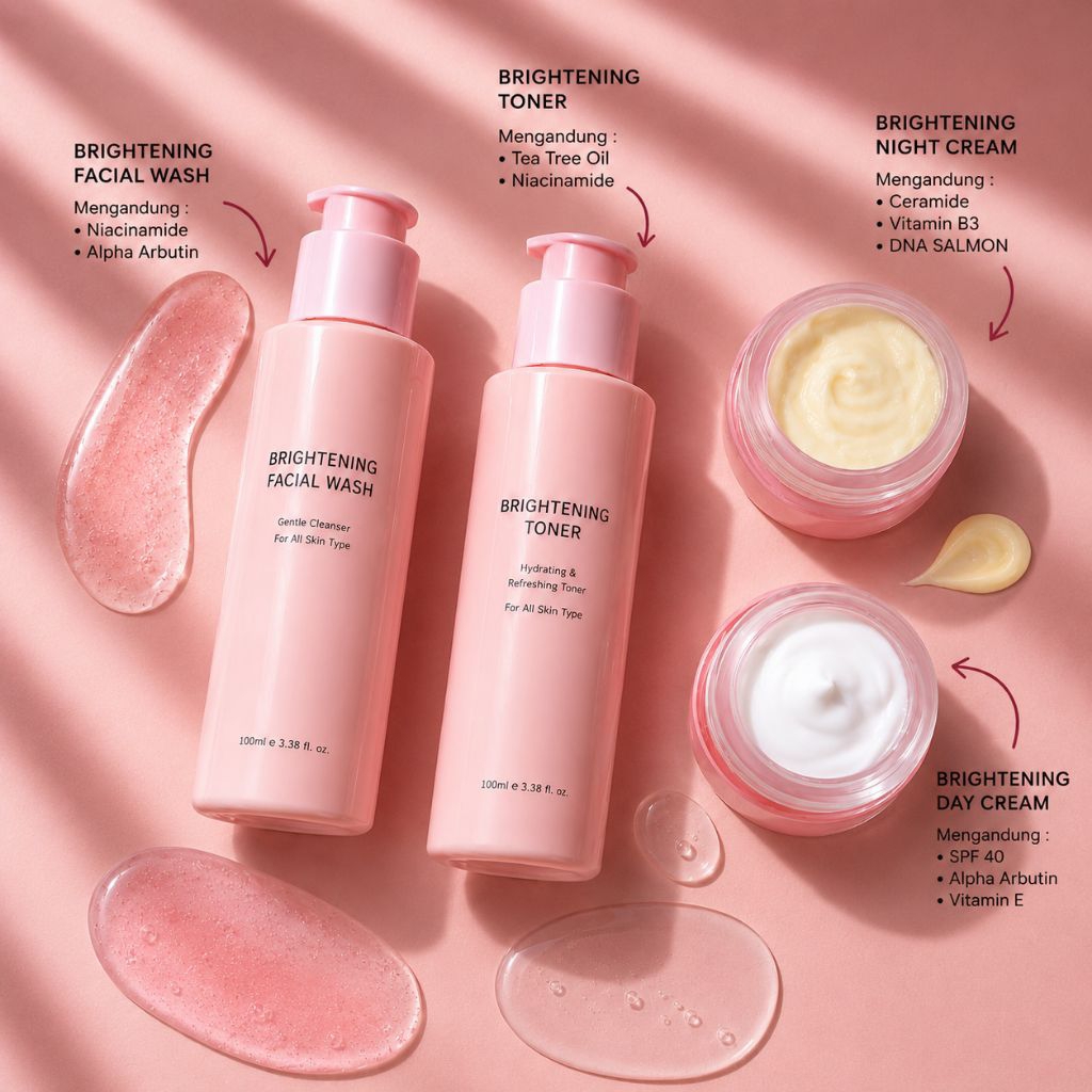 BRANDING SKINCARE BRIGHTENING | SKINCARE LABELING | MAKLON BRANDING SKINCARE BRIGHTENING | BRANDING 