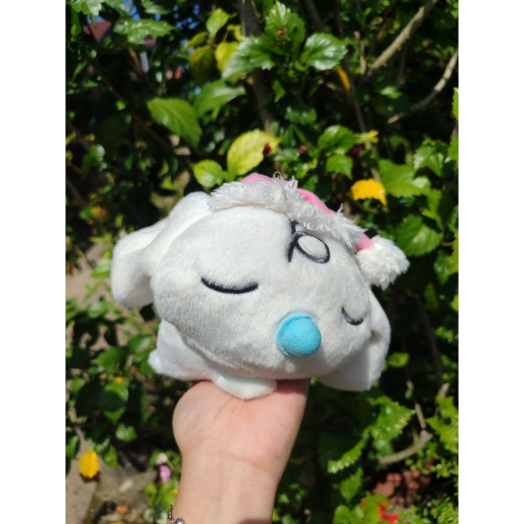 boneka milk Cinnamoroll rebahan topi pink brand original sanrio silver bukan pudar