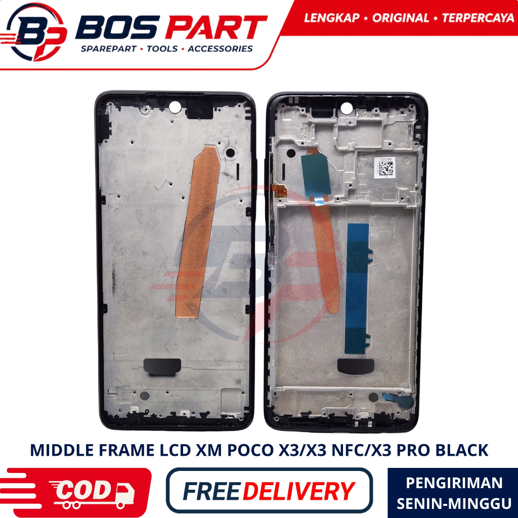 MIDDLE FRAME LCD XIAOMI POCO X3 / POCO X3 NFC / POCO X3 PRO / DUDUKAN LCD
