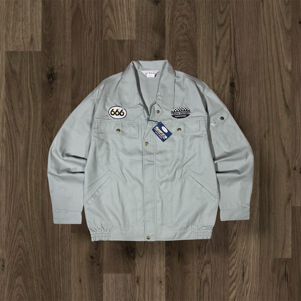 WORK JACKET UNIZEX DANTOP JAPAN NEW BNWT CUSTOMPATCH