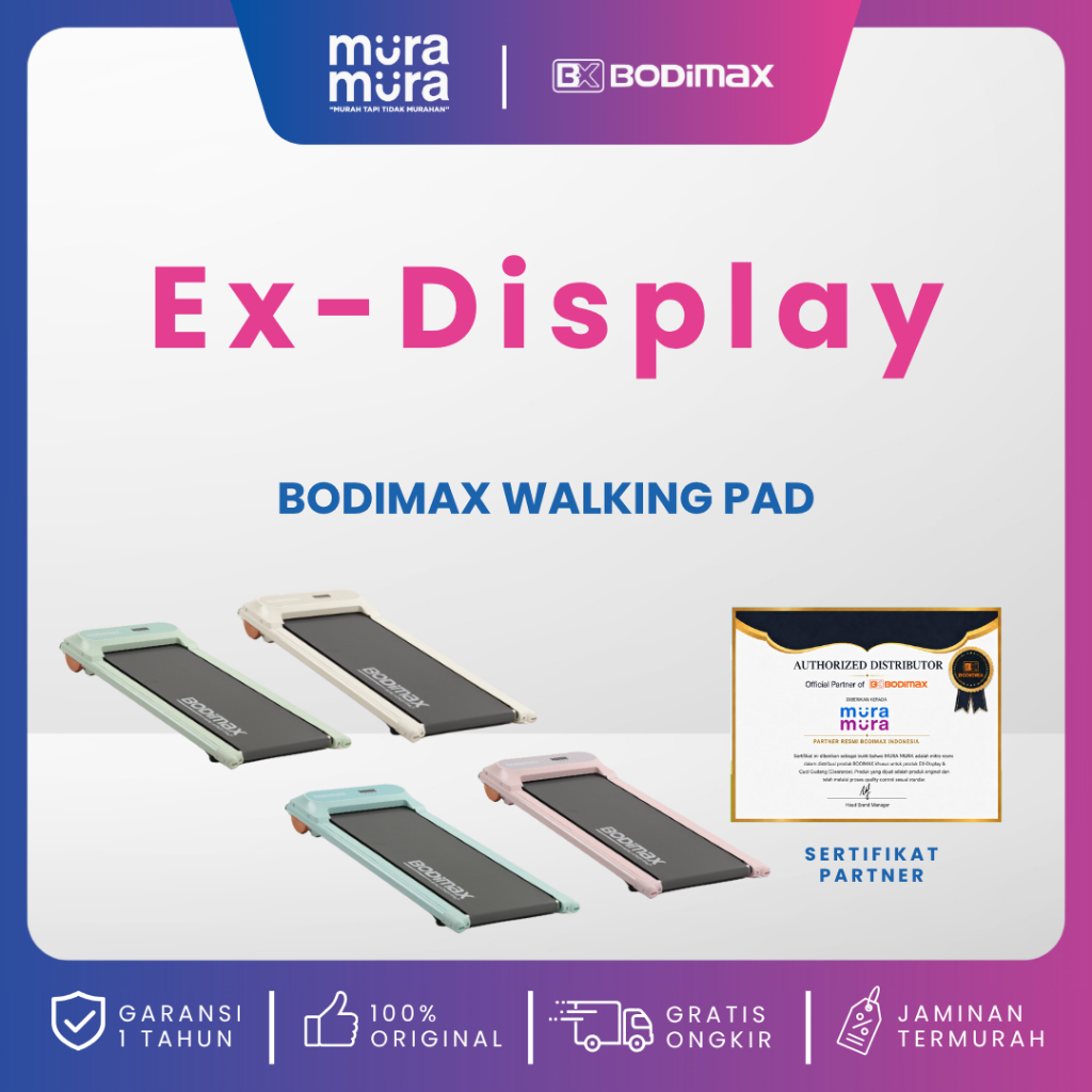 Clearance Sale Bodimax Walking Pad Pastel