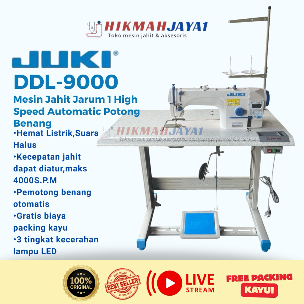 Mesin Jahit Juki Dyrect Juki Automatis Juki Jarum 1 type 9000 dan type 8700 Mesin Industri Konveksi 