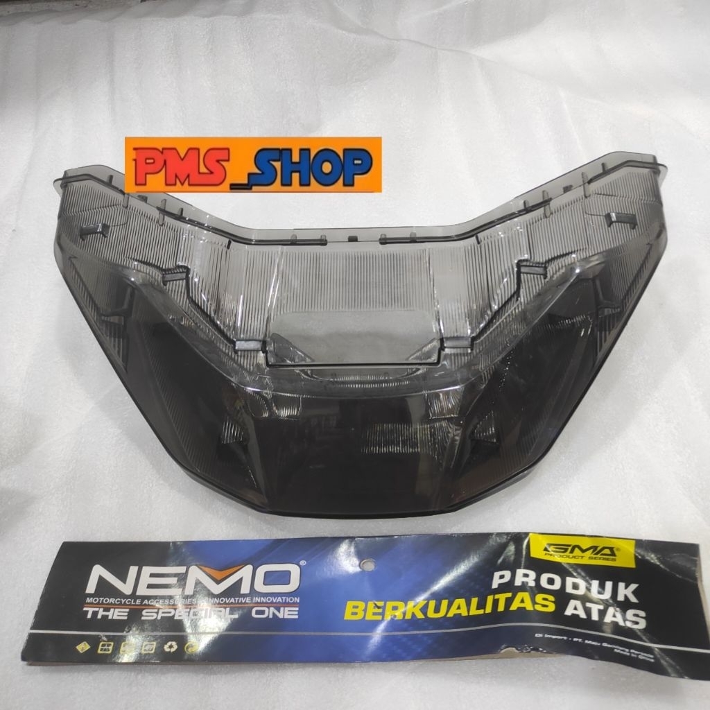 MIKA STOP LAMP NEMO  150 PCX 160 MIKA LAMPU BELAKANG PCX 150 PCX 160 WARNA RIBEN KACA LAMPU BELAKANG