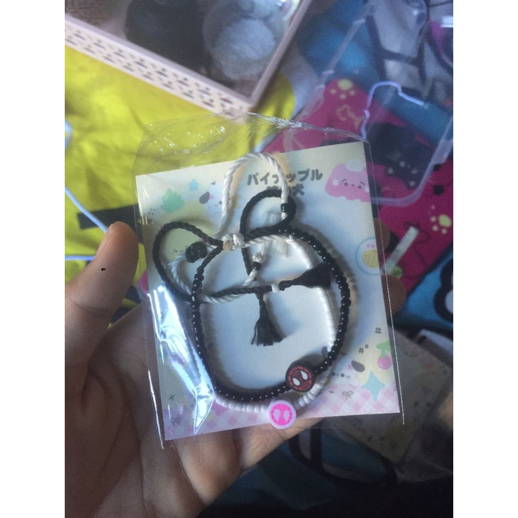 GELANG SPIDERMAN GELANG COUPLE MAGNET / Gelang Spiderman
