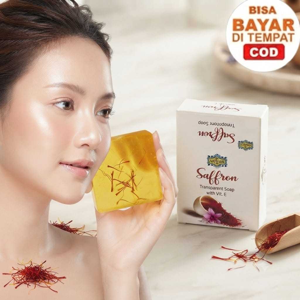(BPOM) SABUN SAFFRON Sabun Safron Bpom, Sabun Pemutih Saffron, Sabun Safron