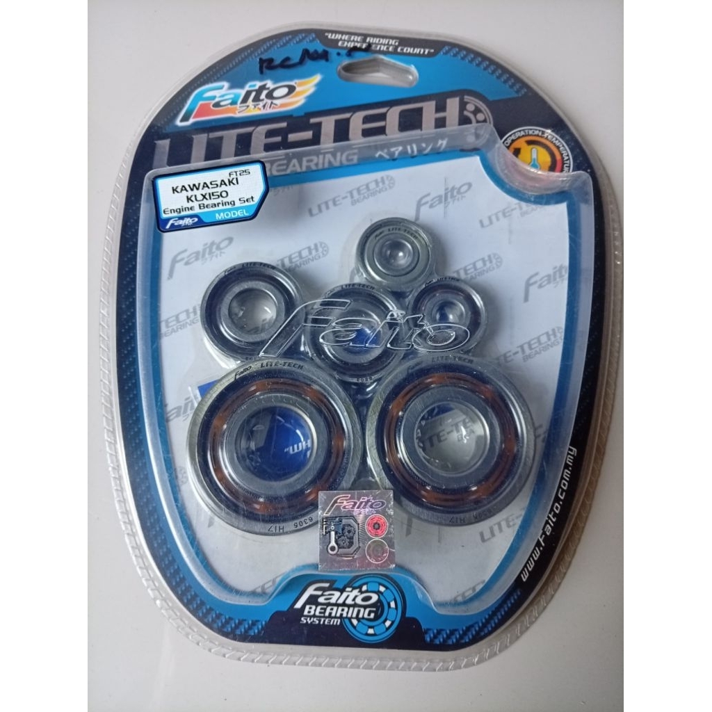 LAHER/BEARING MESIN /CRANKCASE KLX 150 || BF || S || D'TRACKER RACING FAITO LITE TECH
