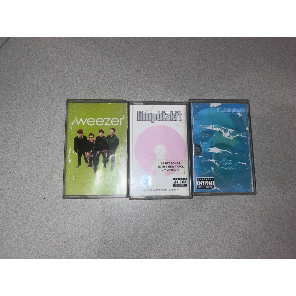kaset pita limp bizkit weezer