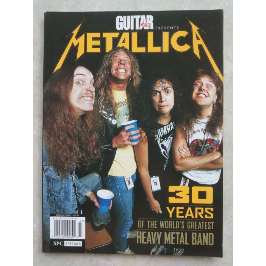 Majalah Guitar World Edisi Khusus Metallica (Terbit Desember 2013) - Preloved/Second
