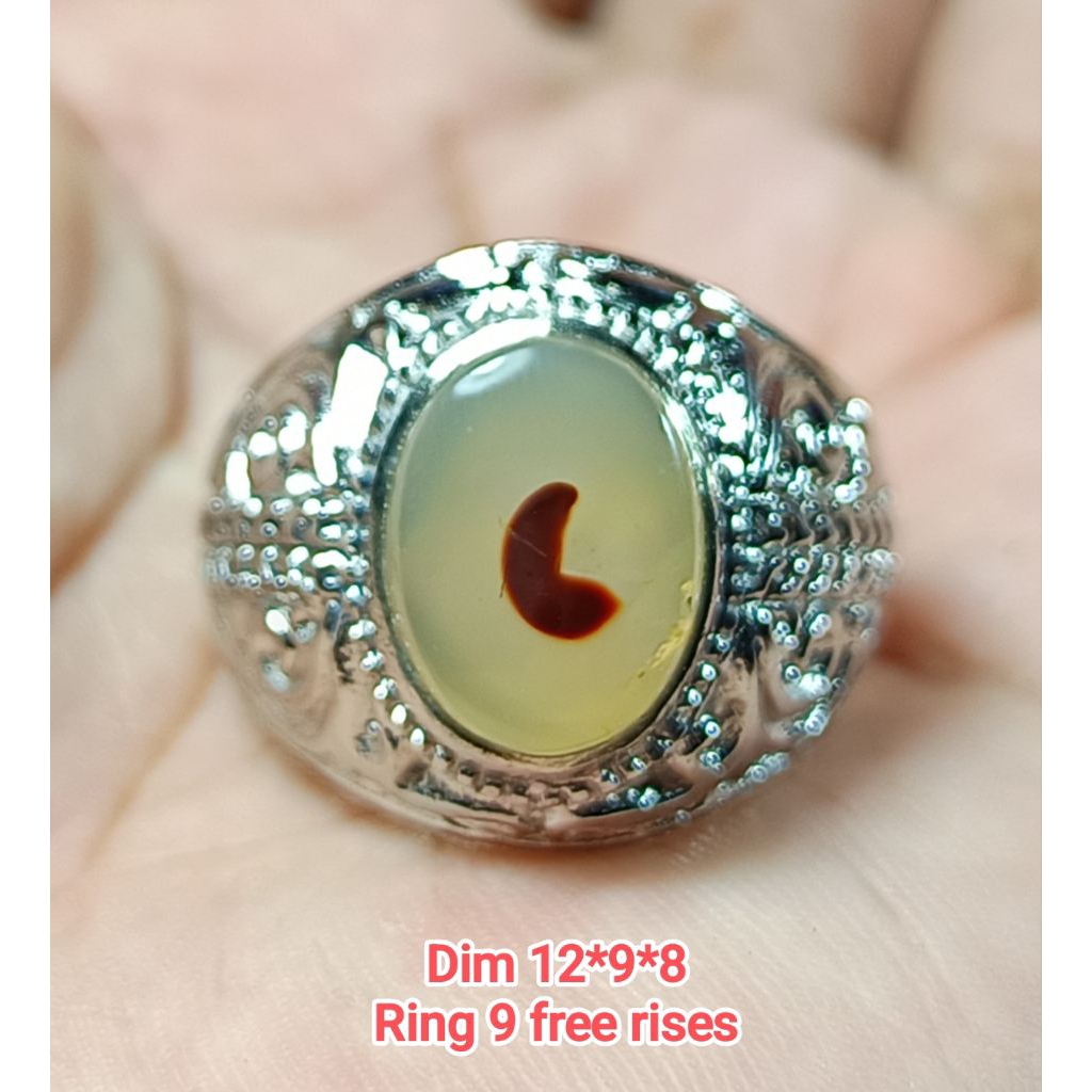 Cincin Natural Yakut Merah (Dewa) Antik