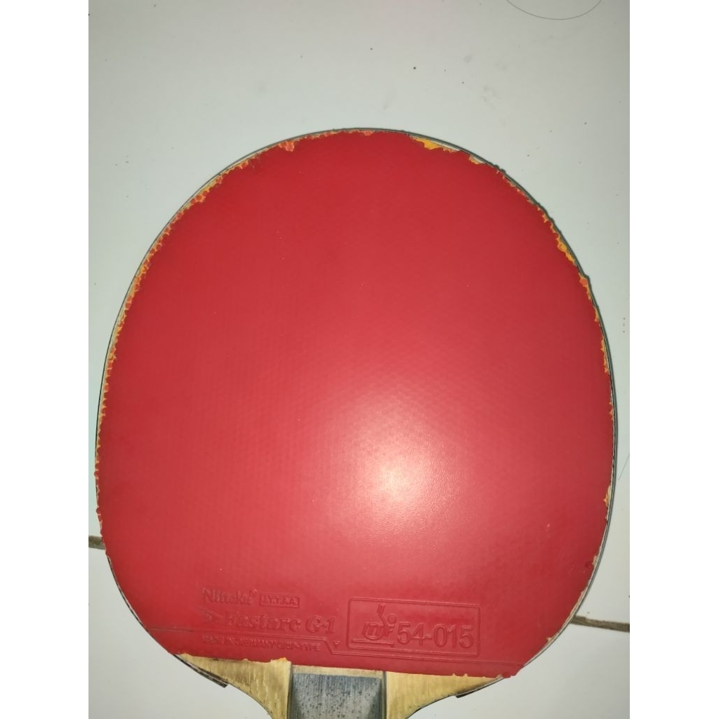 KARET TENIS MEJA NITTAKU FASTARC G-1 MERAH SPONS 1.9 SECOND ORIGINAL - RUBBER BET PINGPONG KARET PIN