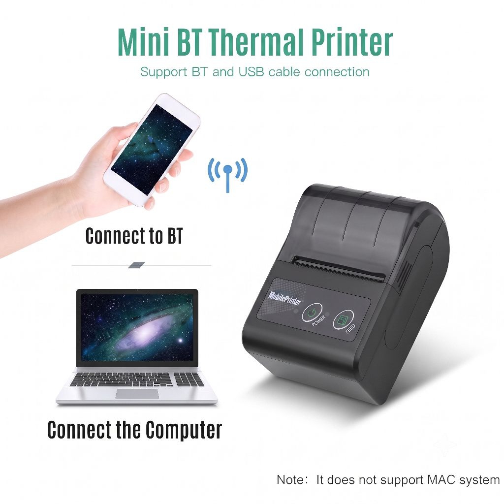 mini printer bluetooth mobile printer
