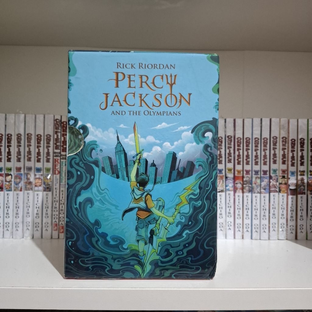 Novel Percy Jackson and The Olympians 1 - 5 Box Set by Rick Riordan