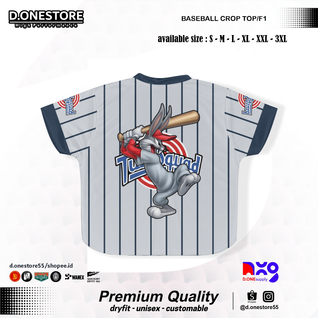 JERSEY BUGS CROPTOP MLB BASEBALL PREMIUM