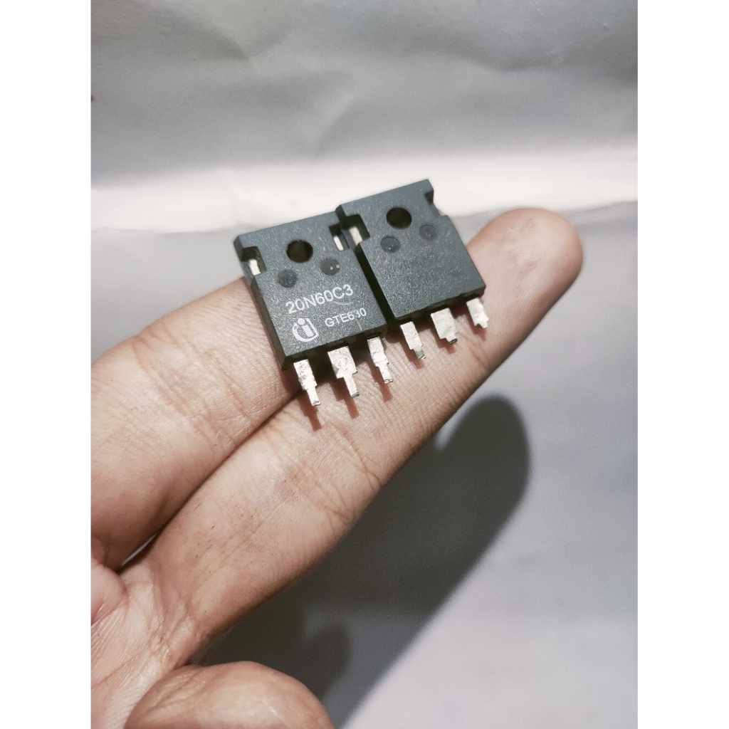 1PCS 20N60 MOSFET CABUTAN ORIGINAL 20N60C3 20A 600V KAKI PENDEK