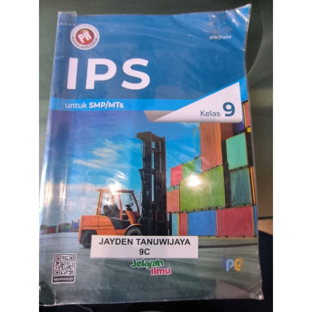 Buku Bekas PR LKS IPS IPA Matematika Pendidikan Pancasila Bahasa Indonesia Intan Pariwara Kelas 9 SM