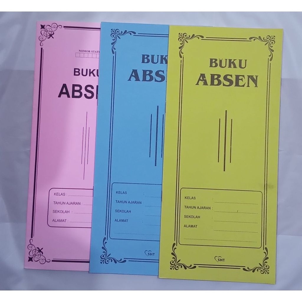 buku absen siswa