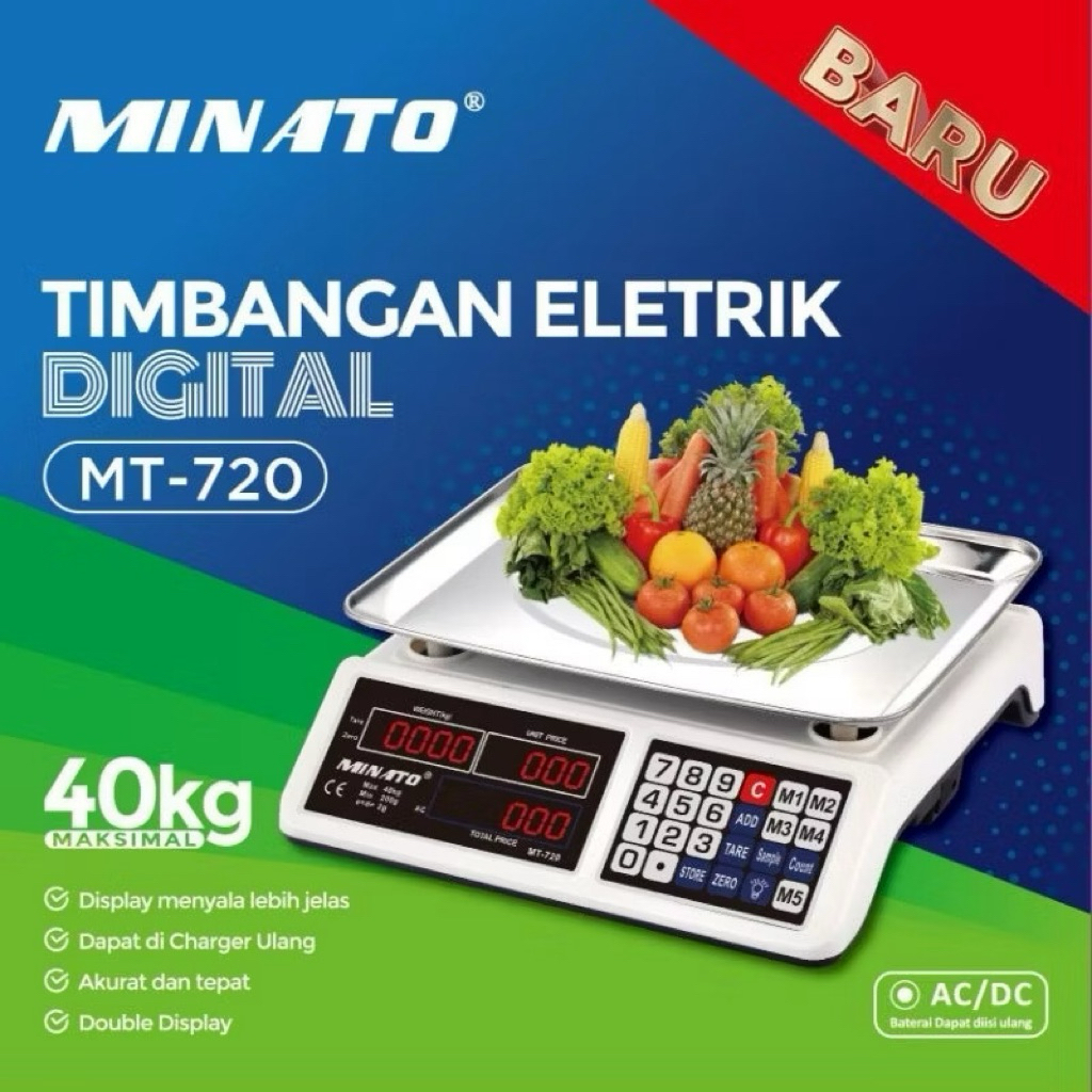 TIMBANGAN BUAH MINATO / TIMBANGAN ELETRIK DIGITAL MINATO