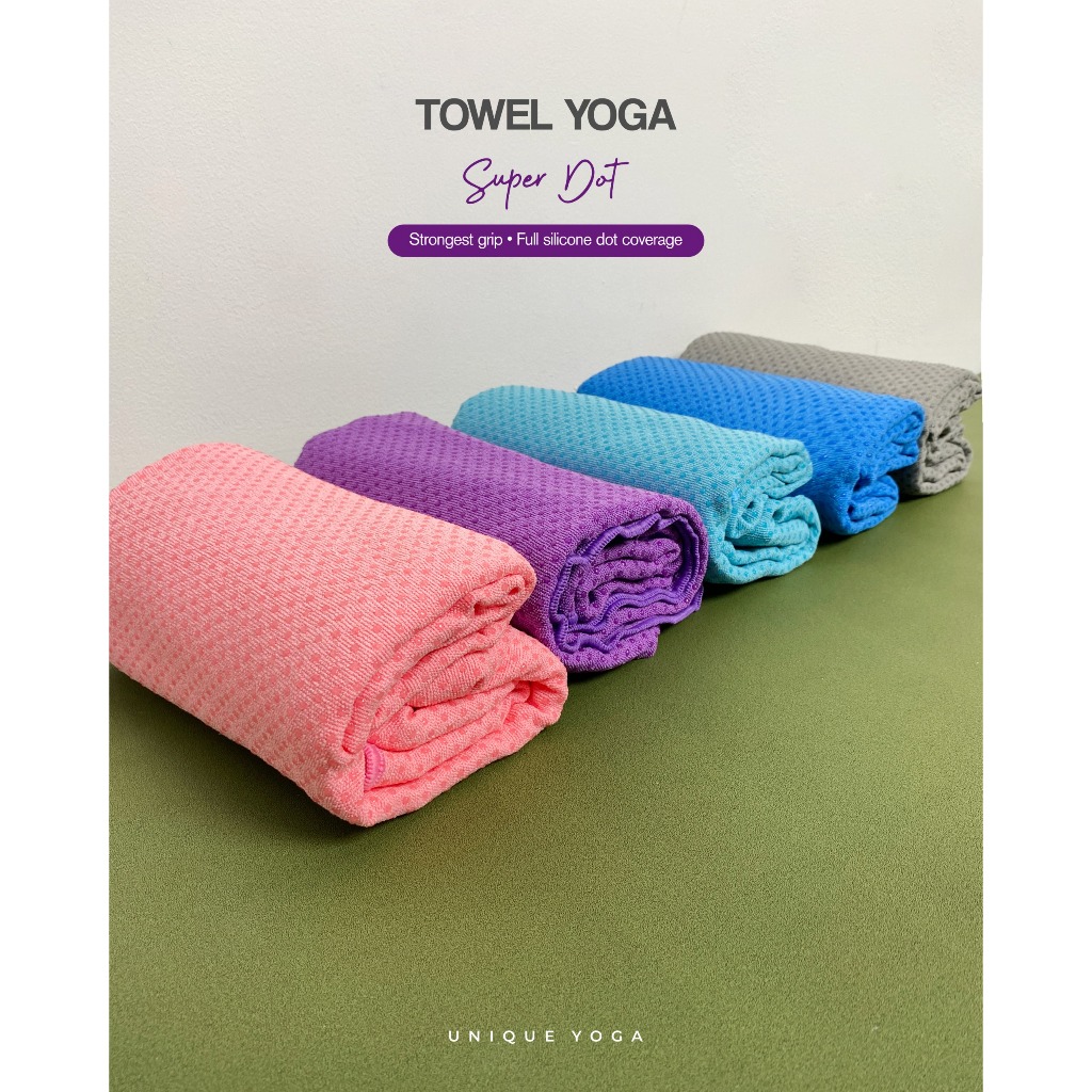 Towel Yoga Super Dot / Handuk Hot Yoga / Towel Yoga Murah / Yoga Towel Anti Slip / Yoga Towel Murah 