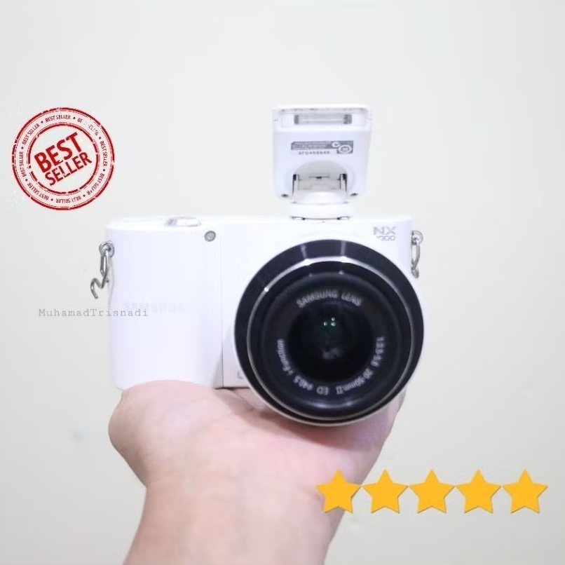 Camera Kamera Mirrorless Samsung NX1000 Lensa 20-50mm FullHD Video 20MP For WIFI Putih Murah