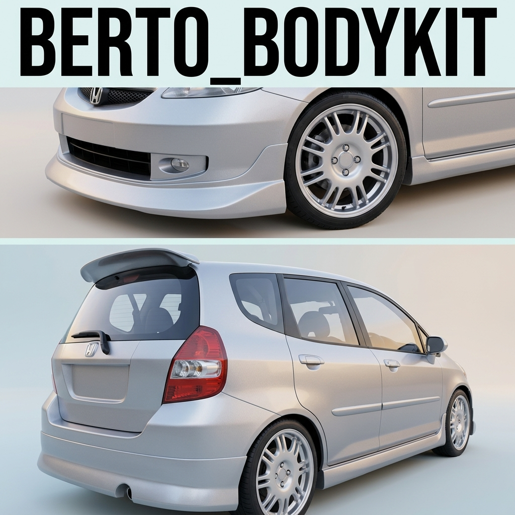 AKSESORIS MOBL ONGKOS KIRIM  BODYKIT HONDA JAZZ GD3 KENSTYLE