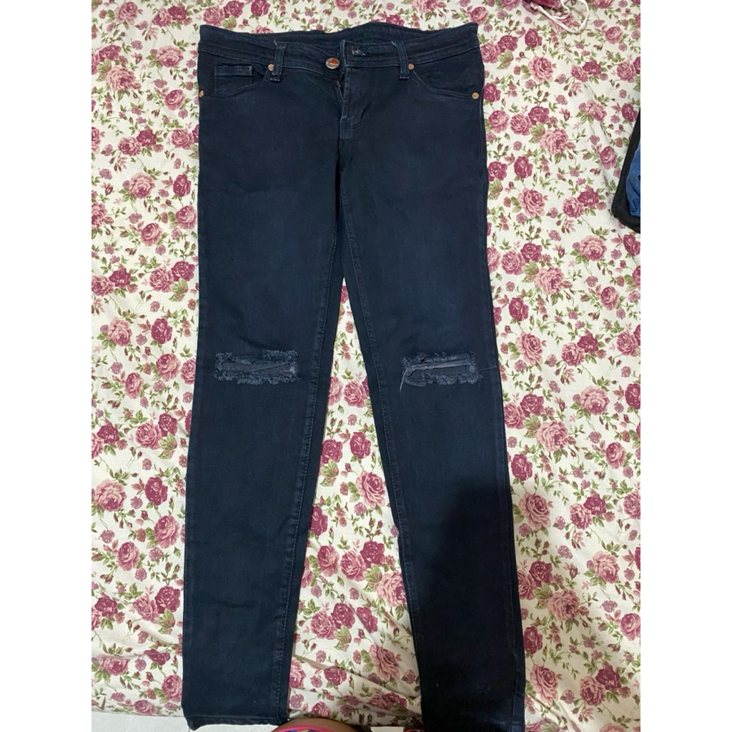preloved guess pencil jeans