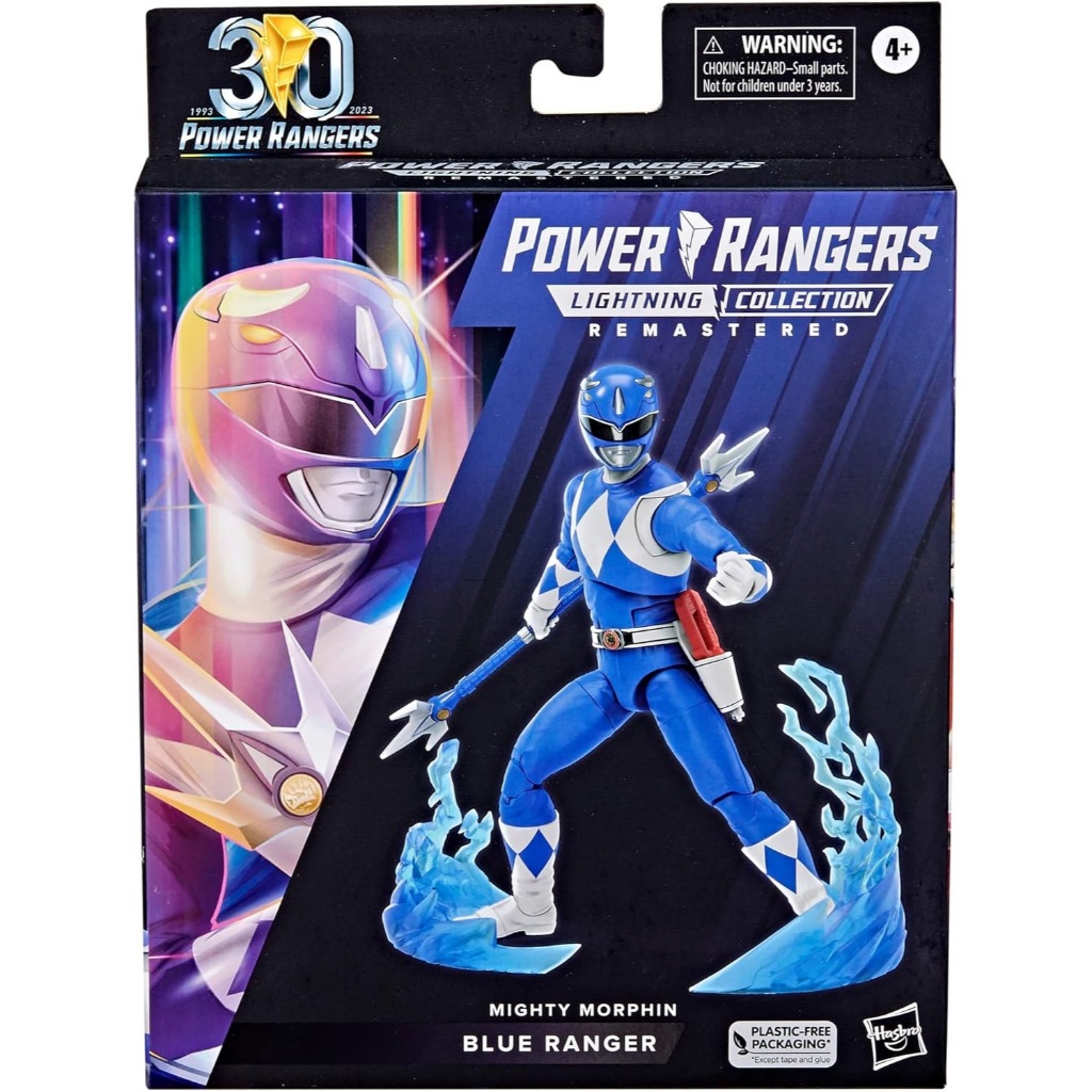Hasbro Power Rangers Remastered Lightning Collection Mighty Morphin Blue Ranger