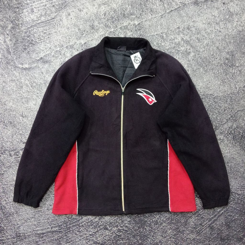 Jaket fleece bisbol RAWLINGS KT wiz casual murah size xl