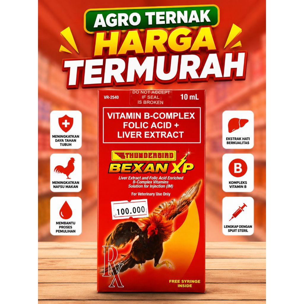 BEXAN XP (VITAMIN MENINHKATKAN STAMINA AYAM)