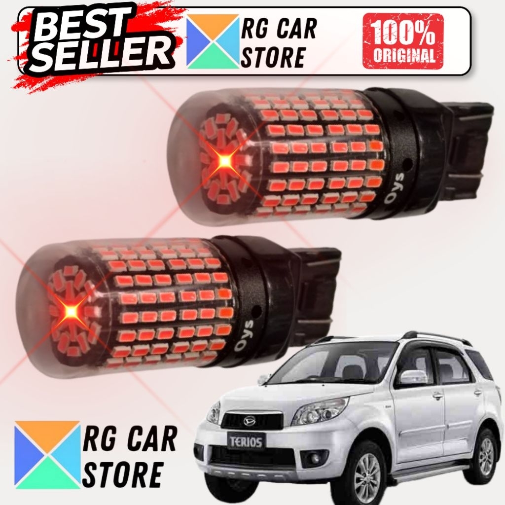 Lampu LED Rem Dajjal Terios 2006-2017 144 Titik Merah Original Autolume PnP Daihatsu