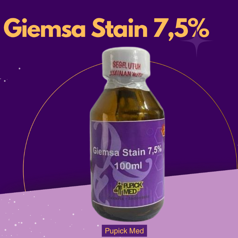 Giemsa Stain 7,5% 100ml / Pewarnaan Giemsa