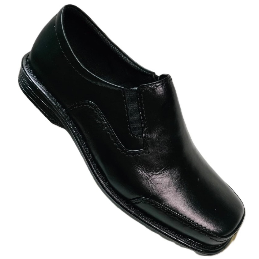 Sepatu Pantofel Anak Laki-Laki Kickers Hitam Formal Seragam Sekolah Kerja Nyaman Awet Kuat Uk 34-43