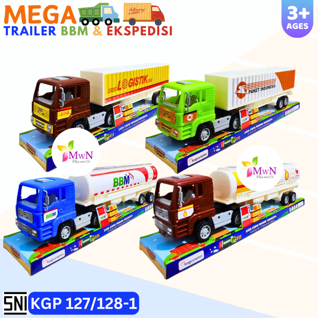 MW Mainan Mega Trans Container BBM Ekspedisi KGP127/128