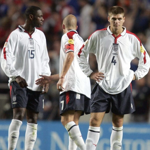 Jersey England Euro 2004 Home LS Small umbro