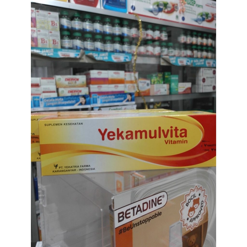 Multivitamin Yekamulvita 100 Kapsul - Memenuhi Kebutuhan Vitamin Harian