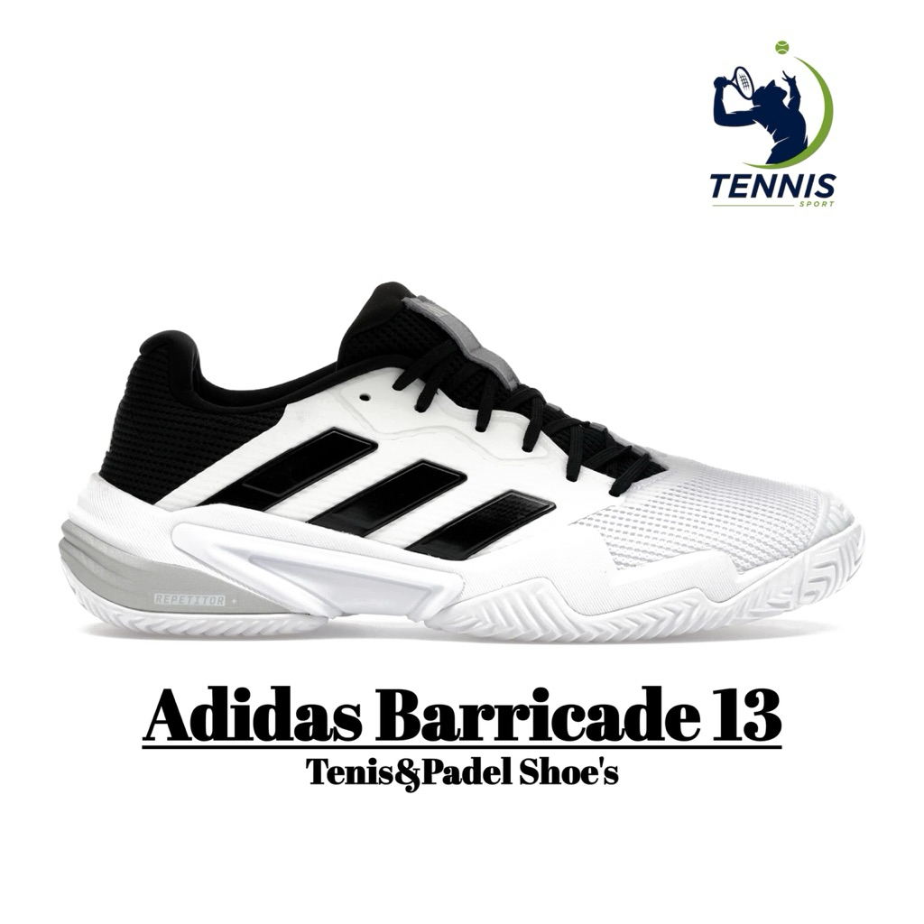 Adidas Barricade 13 Tenis White Black