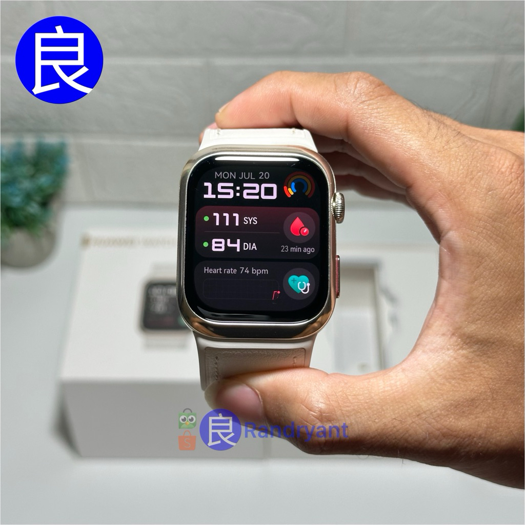 Huawei Watch D2 Gold White Leather Garansi Resmi Indo Fullset Ori Mulus Bekas Second Silver Perak Pu