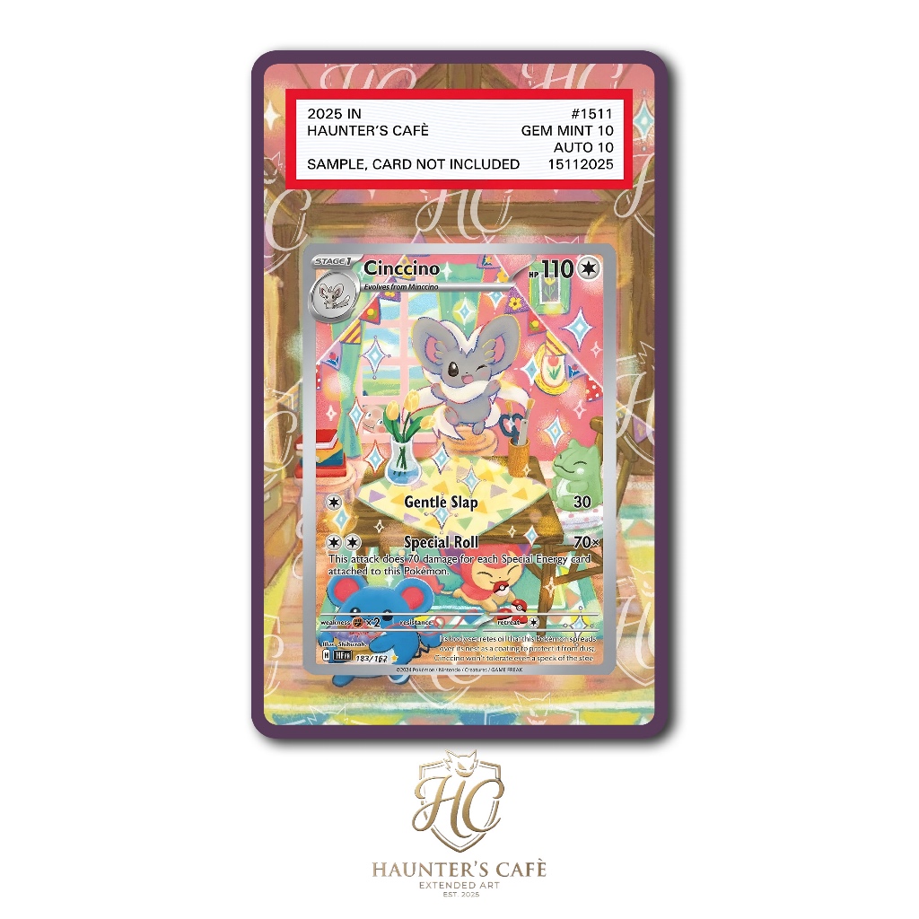 Cinccino #183 Pokemon Temporal Forces (Custom Extended Art)