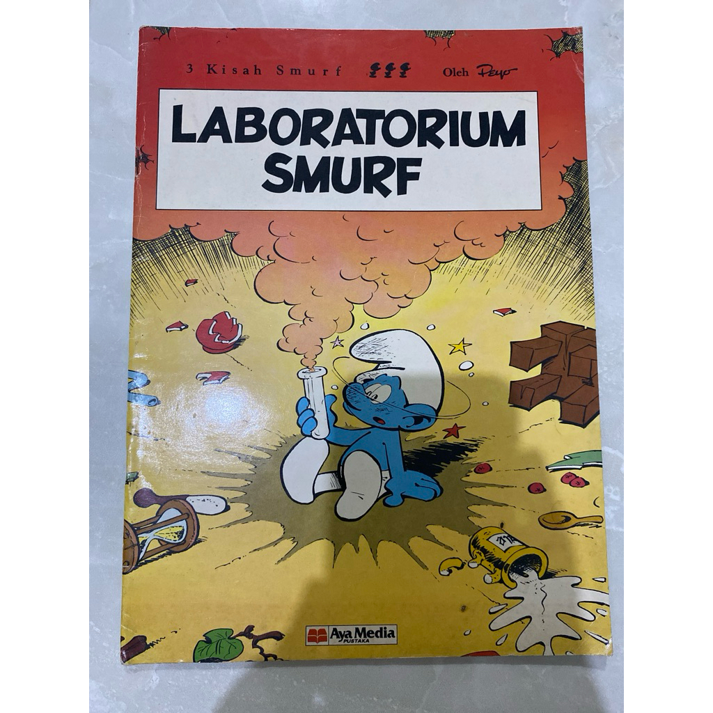KOMIK 3 KISAH SMURF LABORATORIUM SMURF