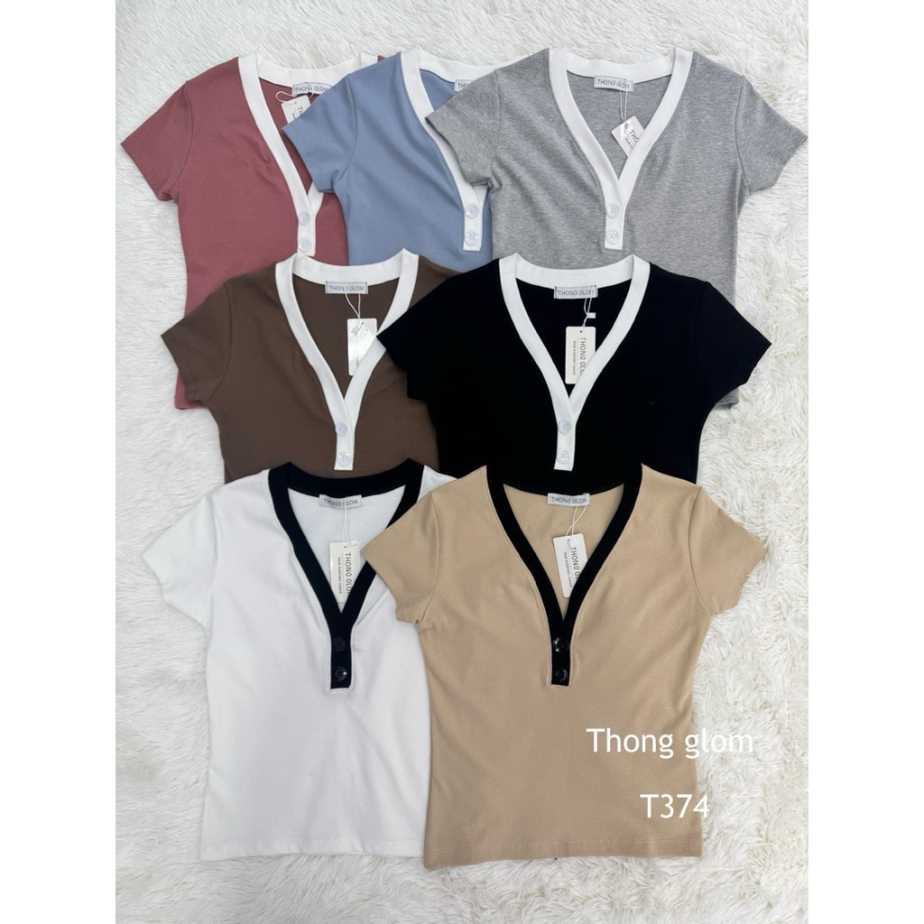 THONG GLOM TOP #T0374 BKK - READYSTOCK