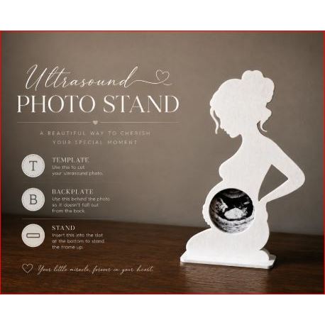 Frame USG 3D TEBAL Ibu Hamil Custom | Pajangan Foto USG Bayi | Kado Bumil, Baby Shower, Souvenir Keh