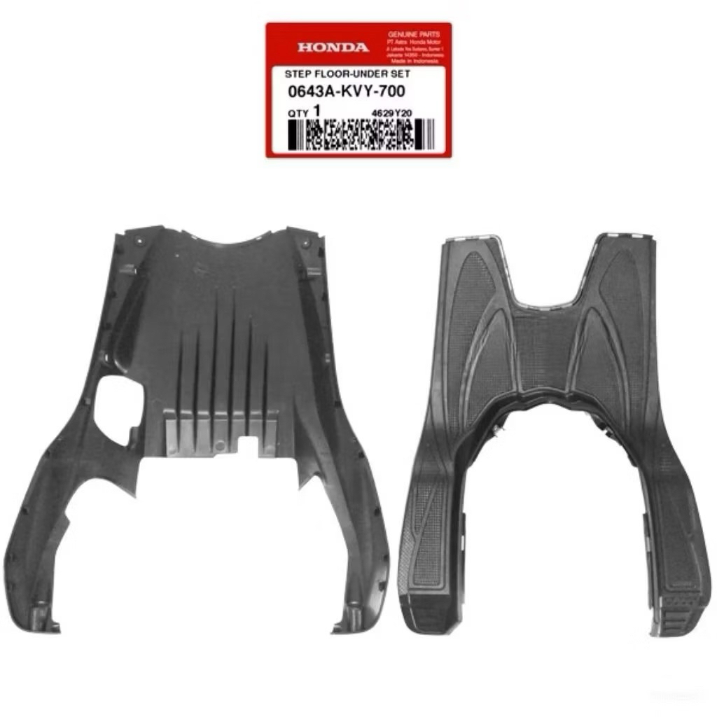 64340-KVY-700 64310-KVY-700 Cover Under Dek BawStep  florr Pijakan Kaki Honda Beat Karbu Lama Origin
